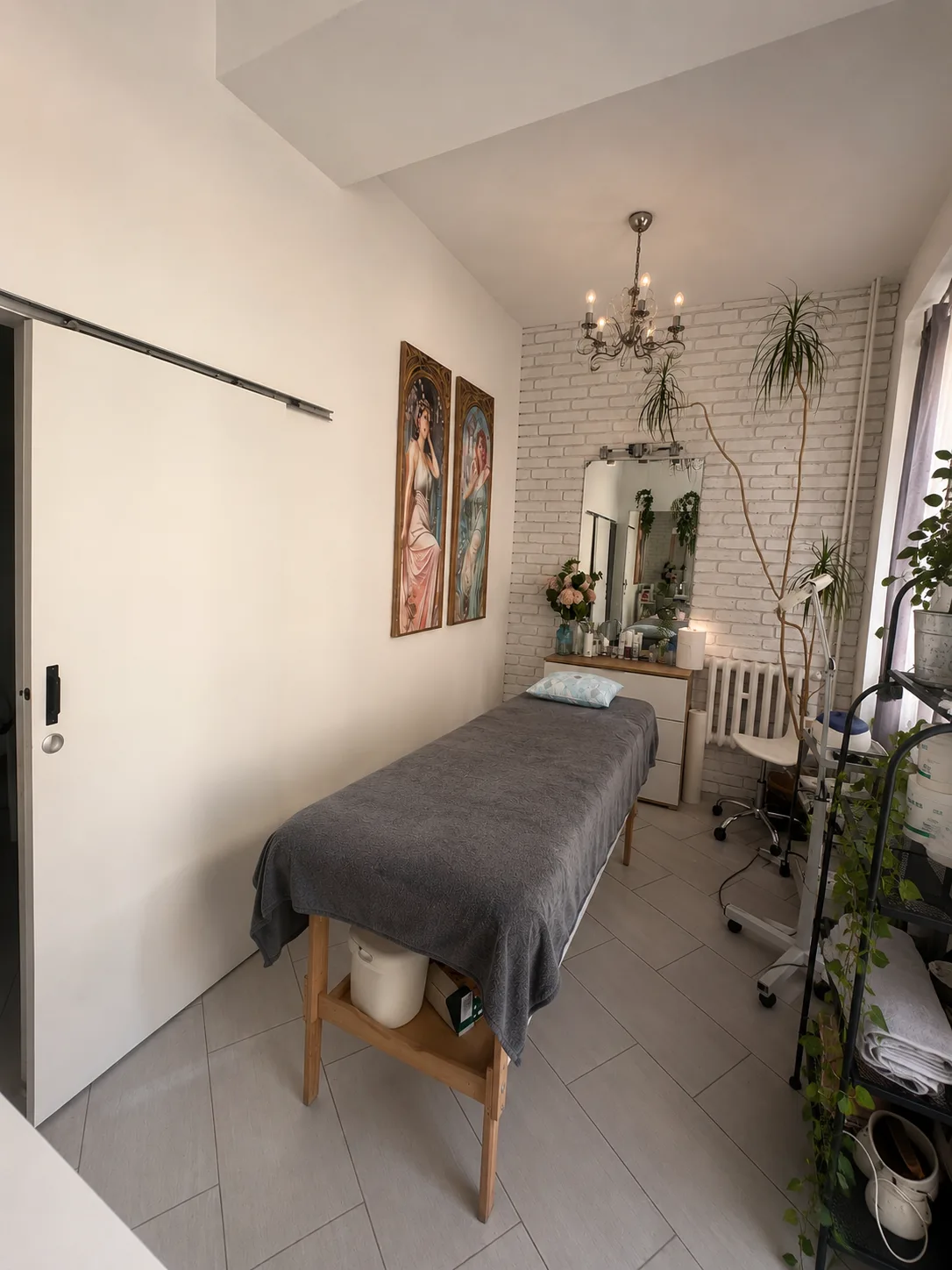 Strefa relaksu w salonie Atelier Mateo
